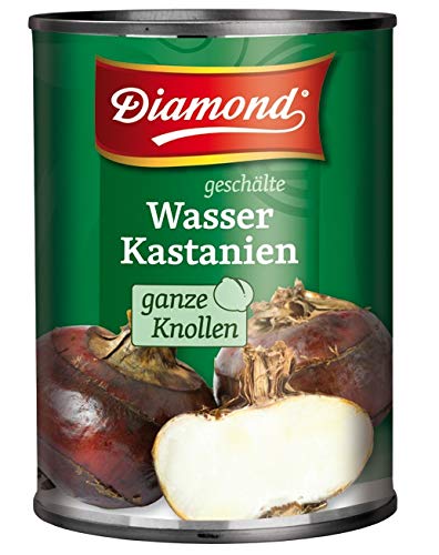 yoaxia ® - [ 540g / ATG 340g ] DIAMOND geschälte Wasserkastanien, ganze Knollen / Water Chestnuts von yoaxia Marke