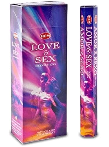 yoaxia ® - 120 Räucherstäbchen [ LOVE & SEX ] handgerollte Räucherstäbchen aus Indien von yoaxia