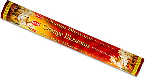 yoaxia ® - 20 Räucherstäbchen [ ORANGE BLOSSOMS ] handgerollte Räucherstäbchen aus Indien von yoaxia