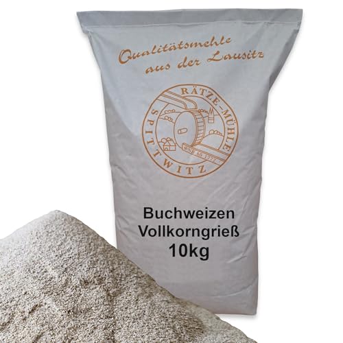 Buchweizenvollkorngrieß 10kg in bester Qualität, frisch aus der Rätze-Mühle 100% regional, naturbelassen Vollkorn-Buchweizen von zanasta