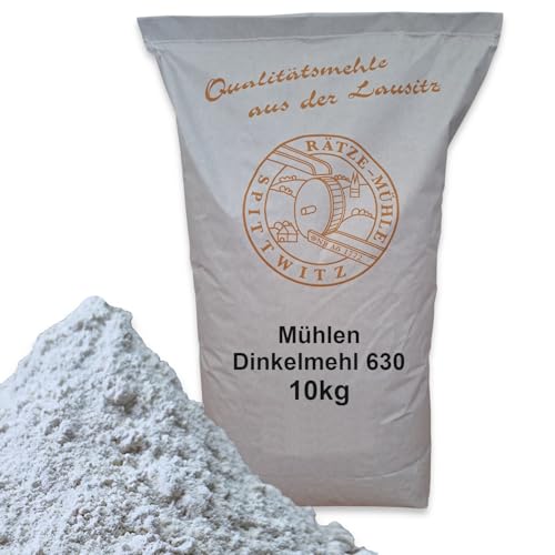 Dinkelmehl 10kg Typ 630 von Rätze-Mühle aus 100% regionalen, naturbelassenem Dinkel in bester Qualität von zanasta