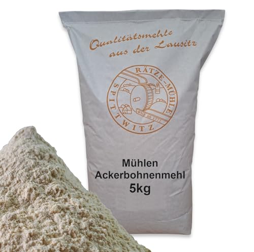 Mühlen Ackerbohnenmehl 5kg frisch aus der Rätze-Mühle in bester Qualität 100% regional und naturbelassen von zanasta