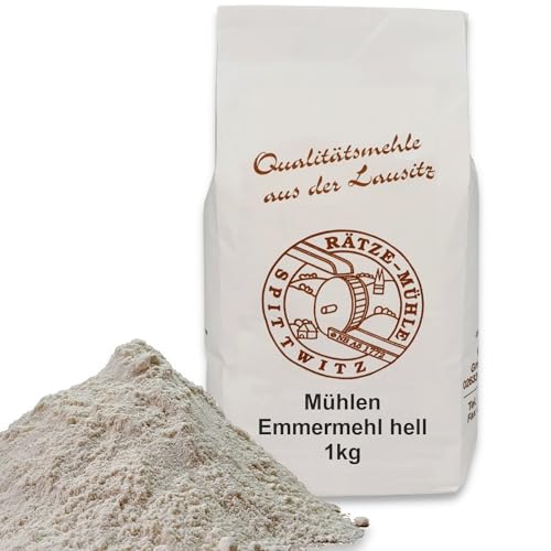 Emmermehl hell 1000g frisch aus der Rätze-Mühle in bester Qualität 100% regional und naturbelassen 1-kg von zanasta