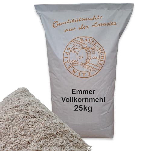 Emmervollkornmehl 25kg risch aus der Rätze-Mühle in bester Qualität 100% regional und naturbelassen von zanasta