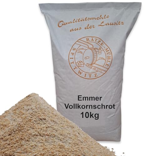 Emmervollkornschrot 10kg frisch aus der Rätze-Mühle in bester Qualität 100% regional und naturbelassen von zanasta