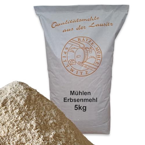 Mühlen Erbsenmehl 5kg frisch aus der Rätze-Mühle in bester Qualität 100% regional und naturbelassen von zanasta