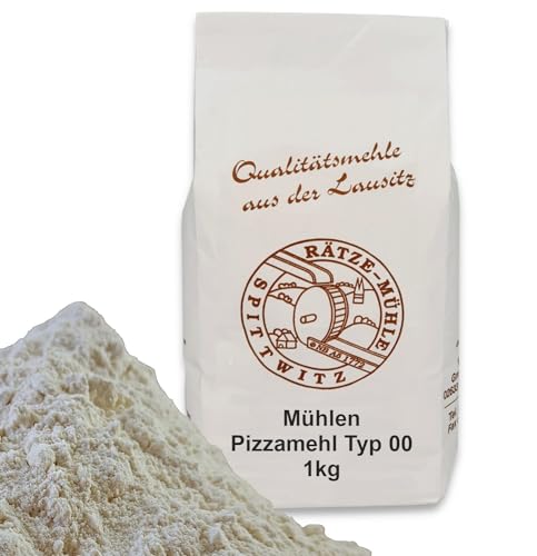 Pizzamehl 1000g Typ 00 frisch aus der Rätze-Mühle in bester Qualität 100% regional und naturbelassen 1-kg von zanasta